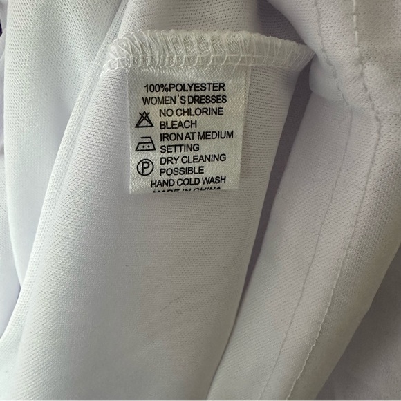 Ever pretty dress one shoulder bling jewel accents white gold shiny sexy dress - Picture 6 of 7